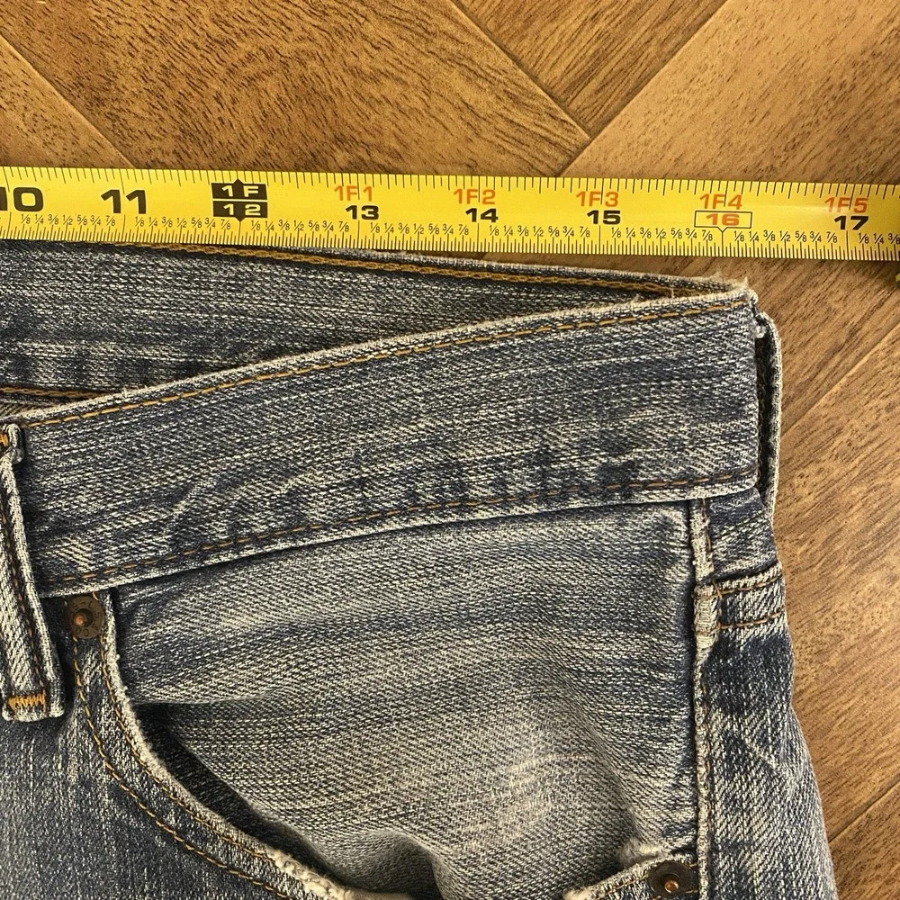 Levis 527 Jeans Mens 34x30 Blue Straight‎ Medium Wash Denim Cotton Pockets